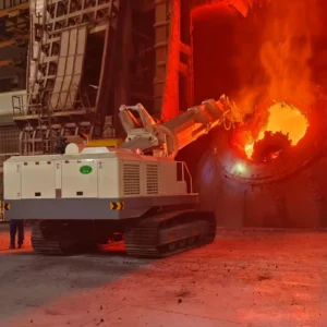 Ladle Lining Cleaning Machine for Steel Plant Converters